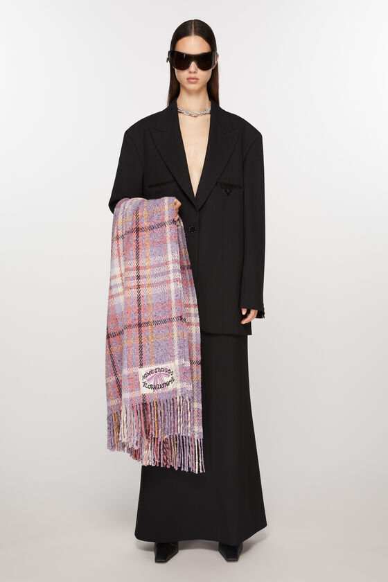 (image for) Seamless Oversized plaid scarf blanket